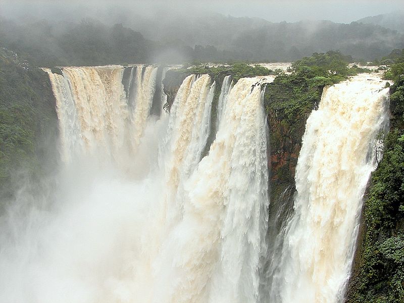 waterfalls of india in monsoons